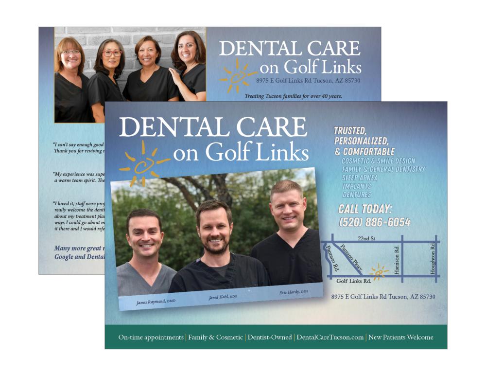 dental care postcard