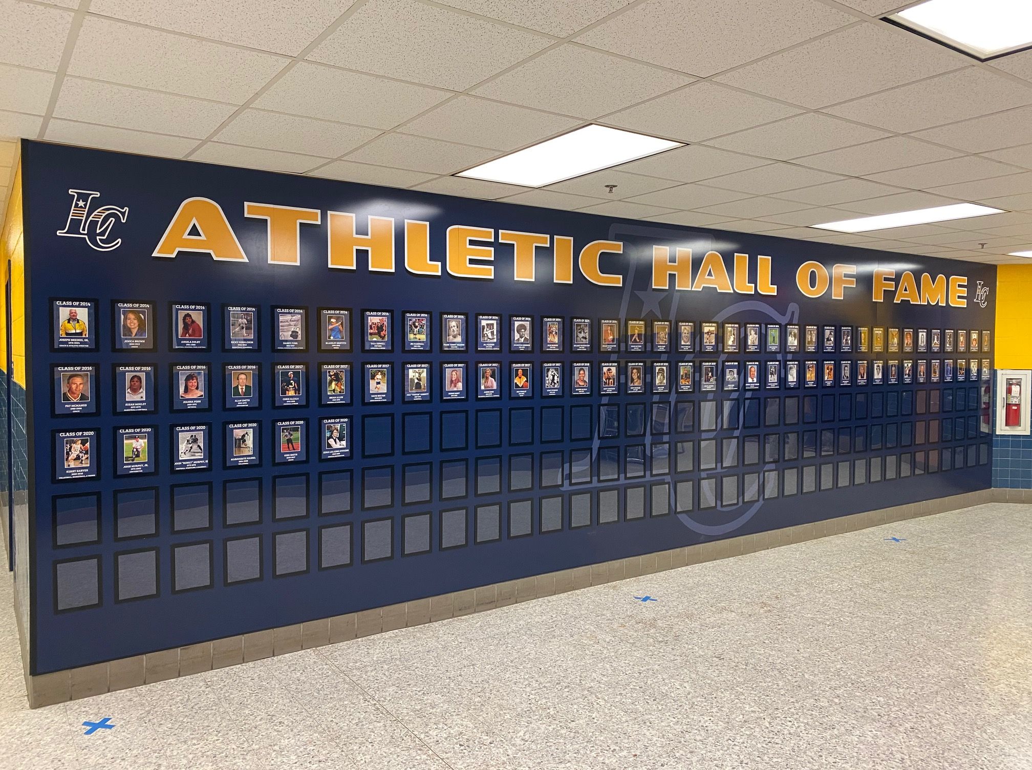 Athletic Hall Of Fame Wall