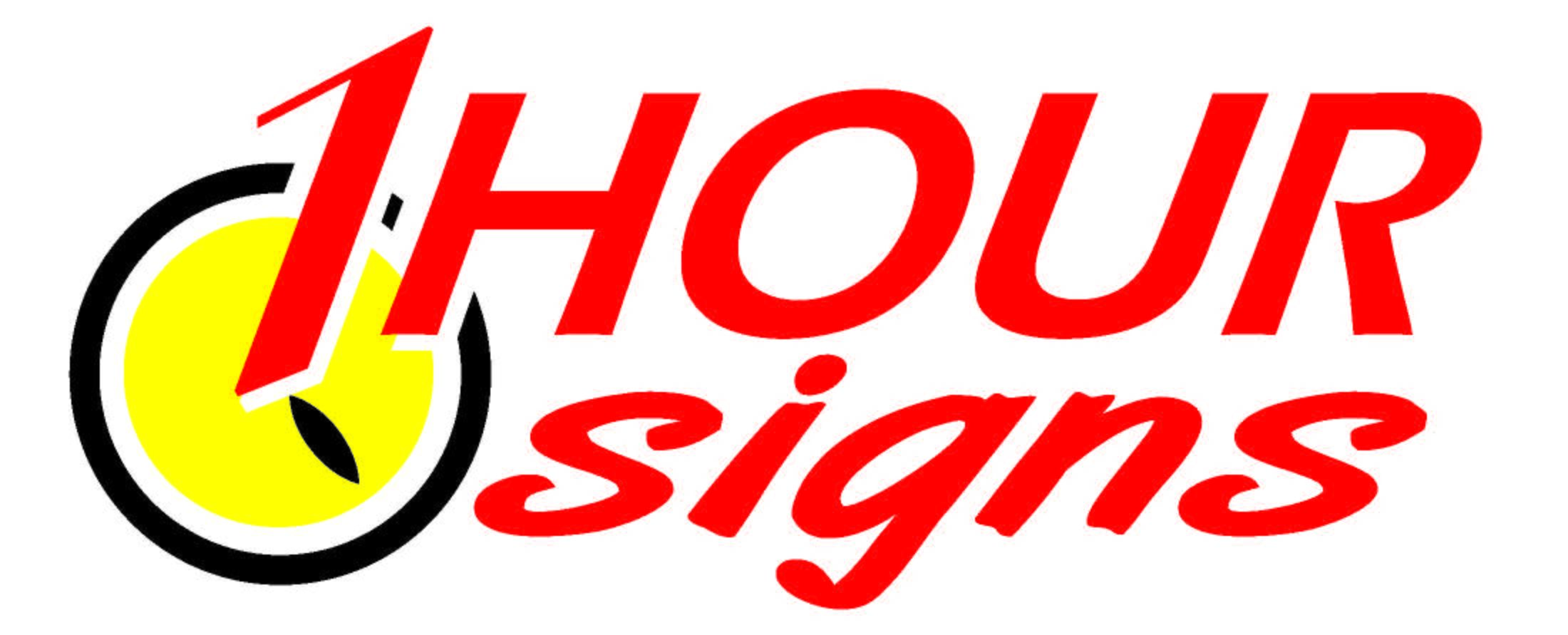 1 Hour Signs Logo