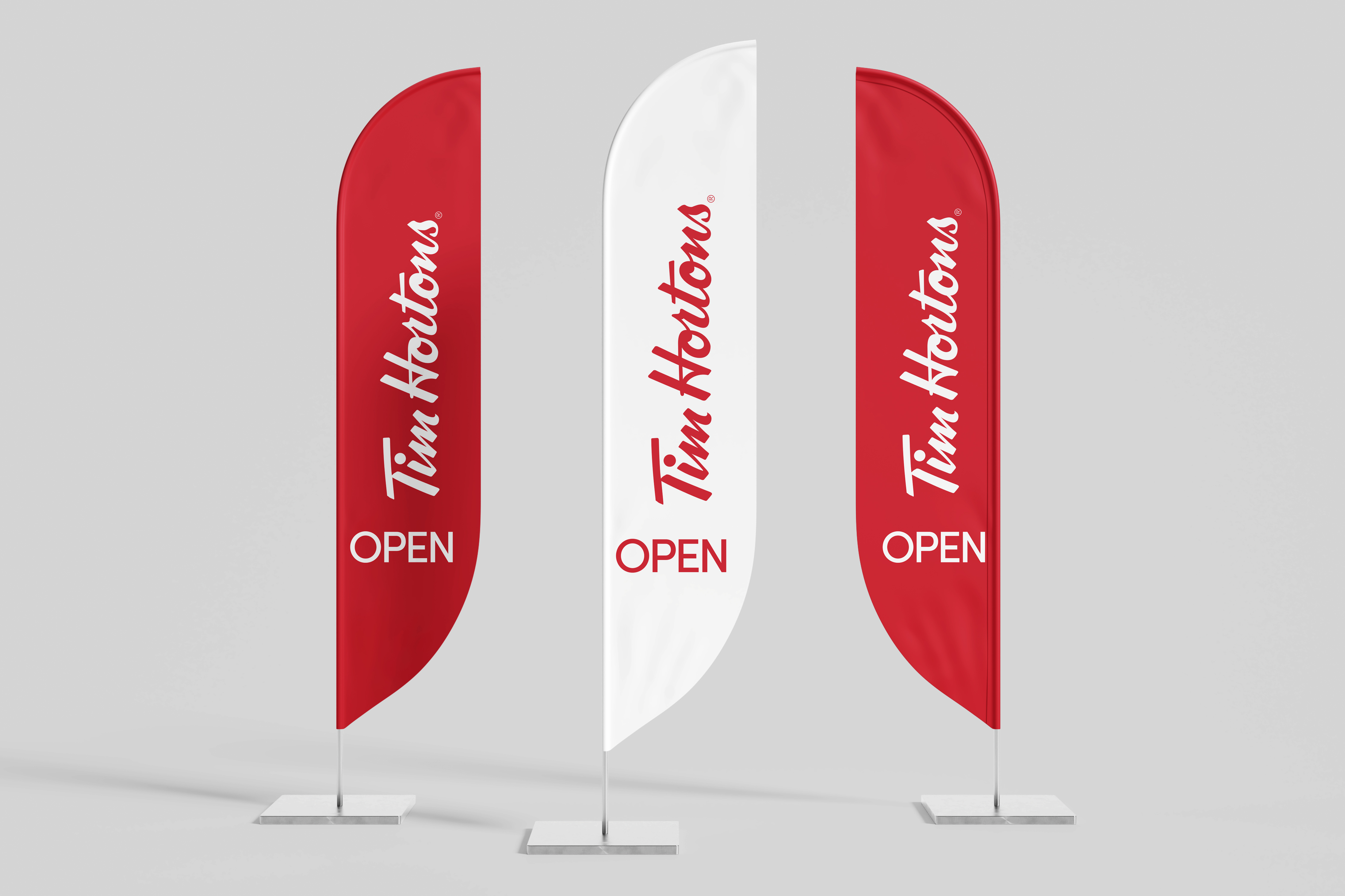 tim hortons feather flag