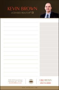 Kevin Brown Notepad