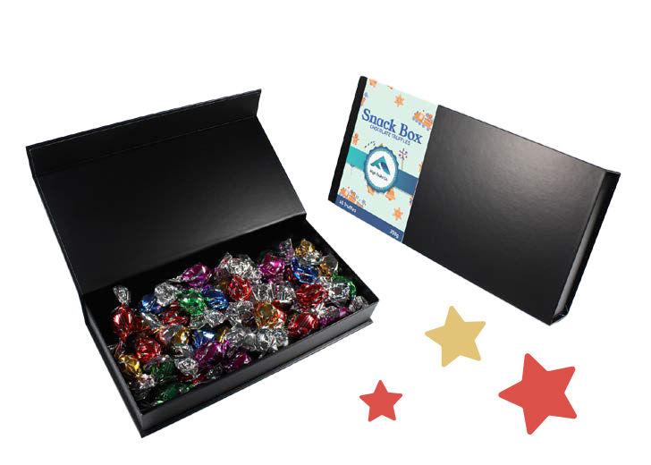 Box of truffles for corporate giving