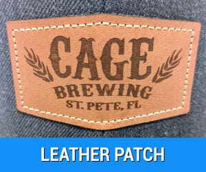 Allegra Tampa Brandon Cap with Leather Patch