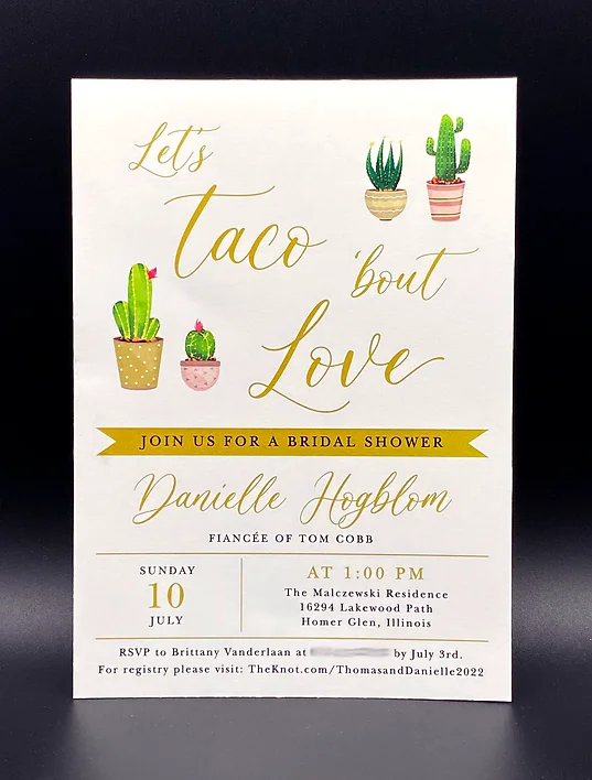 Bridal Shower Invitations