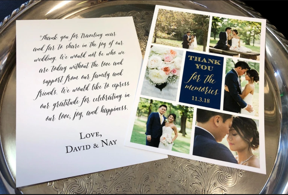 Double Sided Thank you 