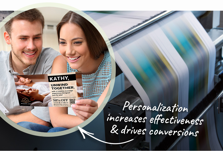 Personalization increases effectiveness & drives conversions