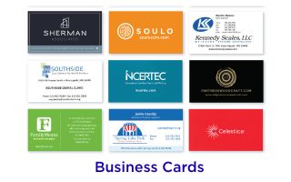 Custom business cards by Allegra Arden Hills