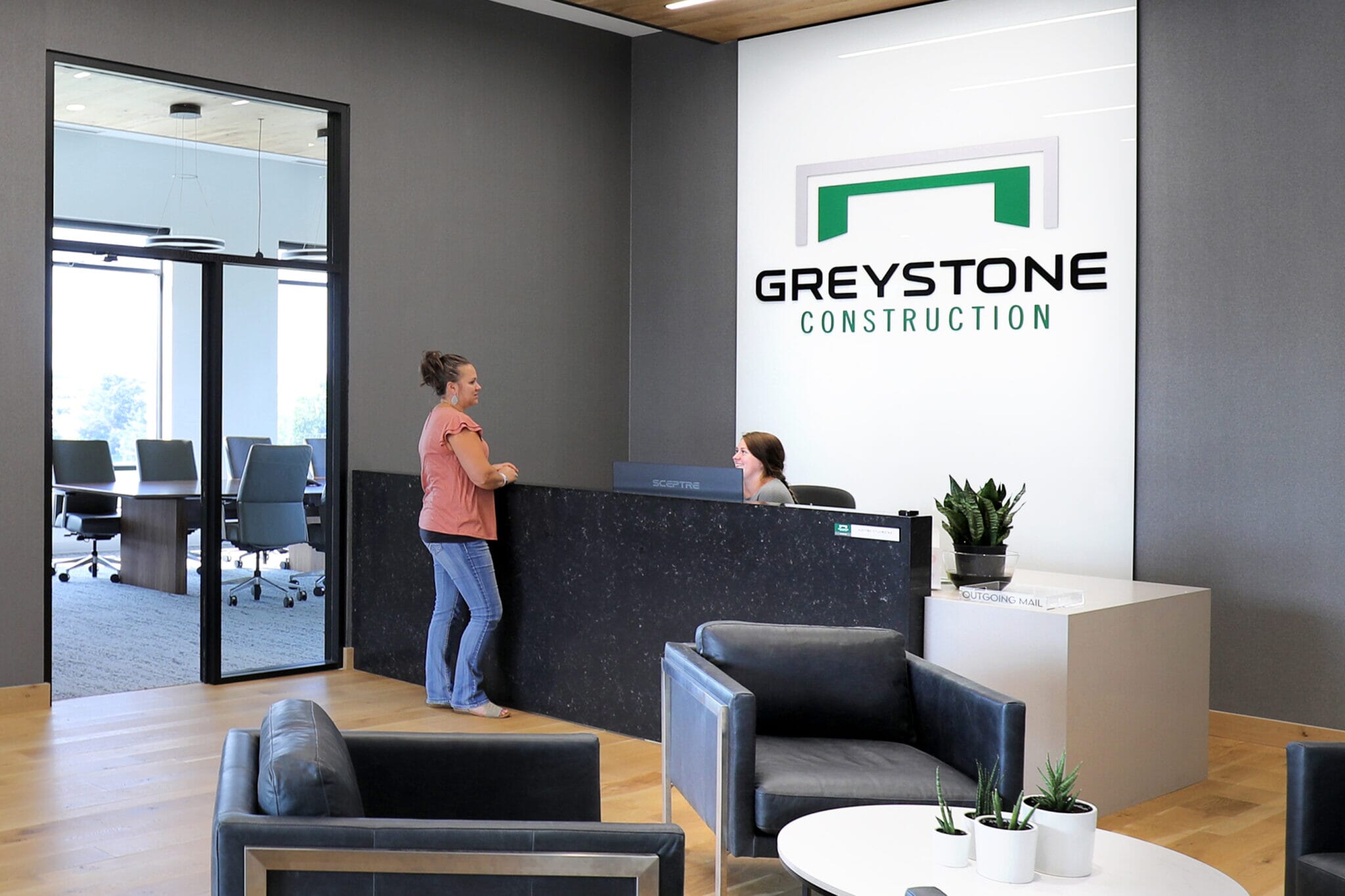 Dimensional graphics for Greystone Construction
