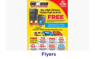 Flyer design and printing by Allegra Arden Hills