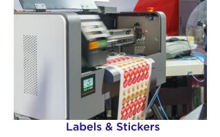 Custom label & sticker printing by Allegra Arden Hills