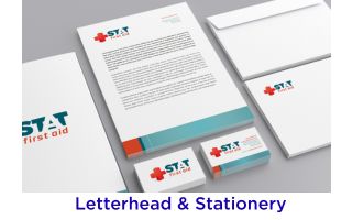 Custom letterhead & stationery by Allegra Arden Hills