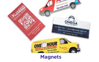 Custom magnets designed and printed by Allegra Arden Hills