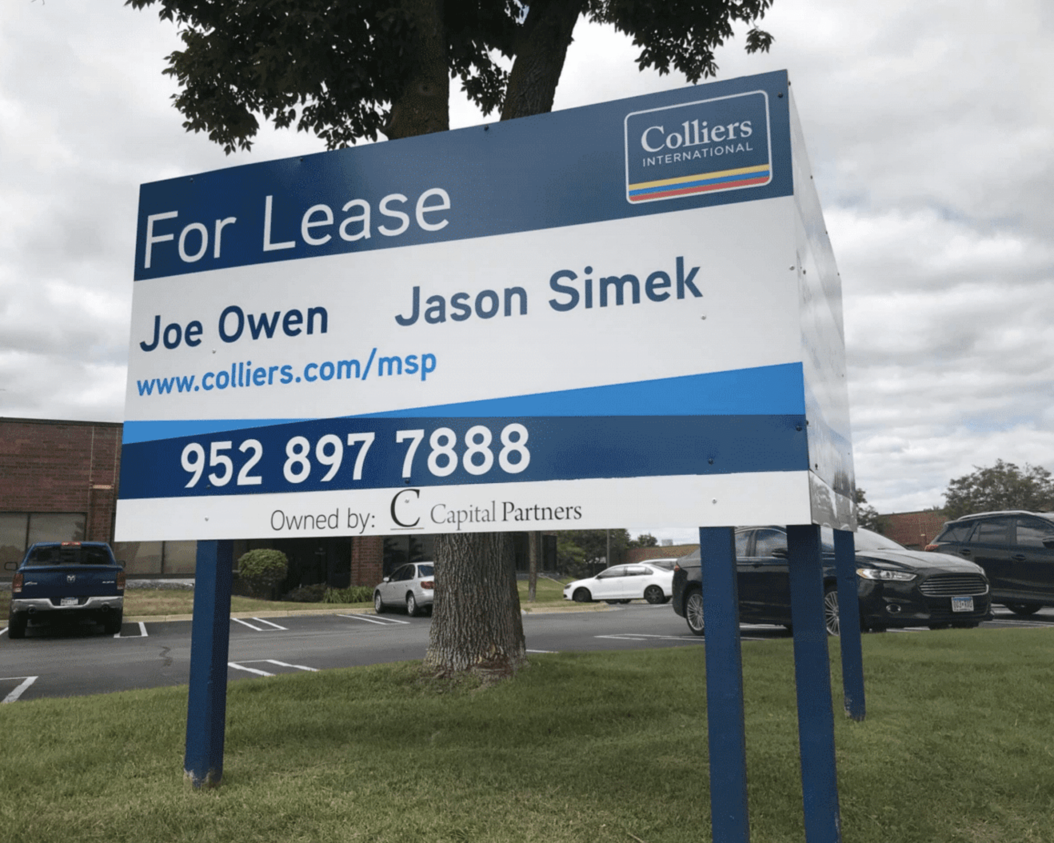 Post and Panel real estate for sale or lease sign