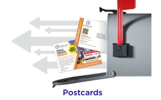 Postcard design and printing by Allegra Arden Hills