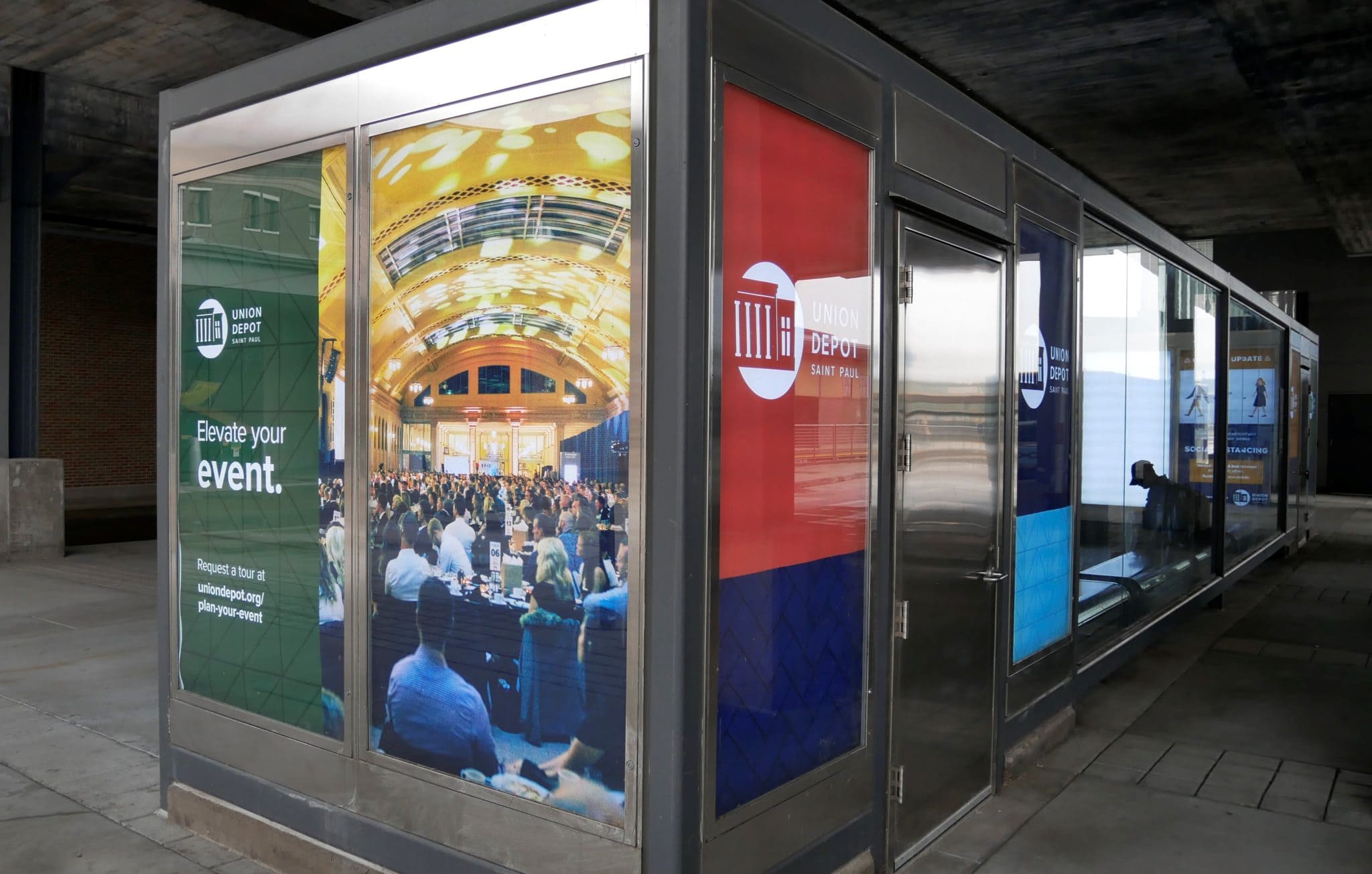 Window Graphics Union Depot Bus