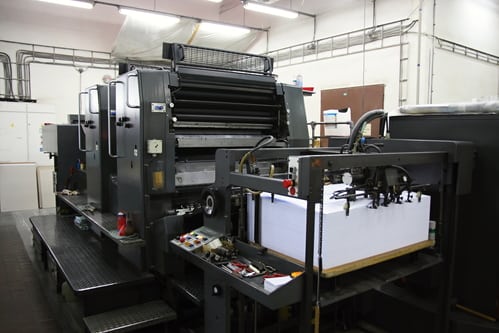 Different printing offset machines and polygraphic equipment