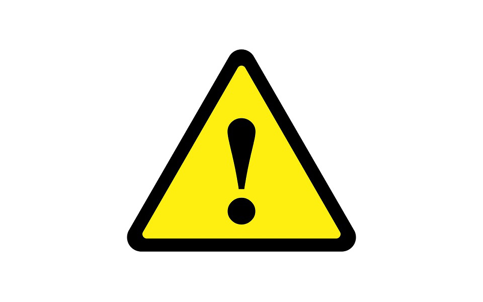 yellow exclamation warning icon